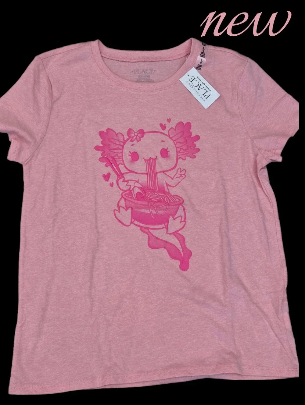 Childrens Place Ramen Graphic T-Shirt Girls L 10-12